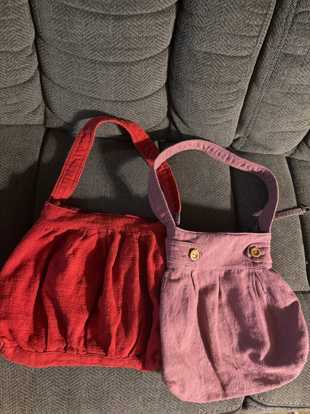 TippyThai gently used Shoulder Bags - Red and Pink Set